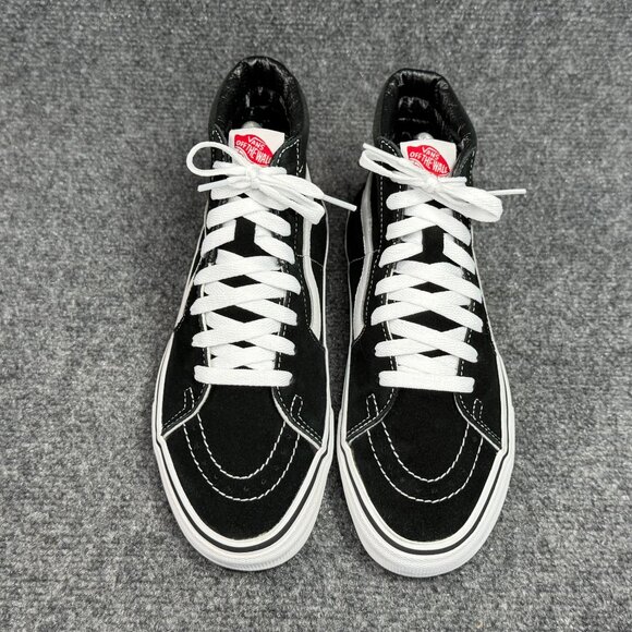 Vans Old Skool Sneakers Women's Size 8 Black Suede High Top Retro Athletic Shoes - Picture 3 of 11